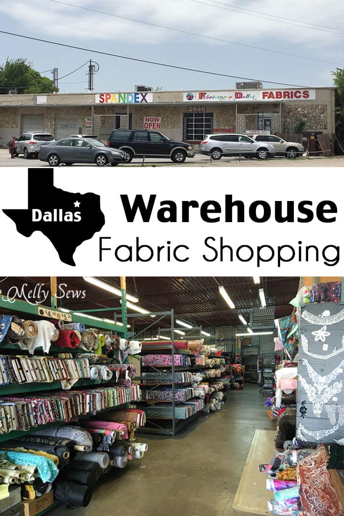 Fabric Warehouse Shopping in Dallas - Melly Sews