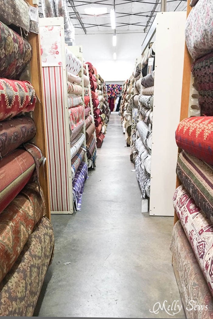 Home Decor Fabrics - Warehouse Fabric Shopping in Dallas - a Guide to Inexpensive Fabric - Melly Sews