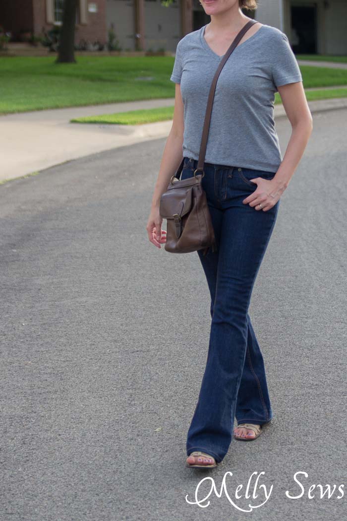 Ginger Flares sewn by Melly Sews, pattern by Closet Case Files - Learn About Sewing Jeans