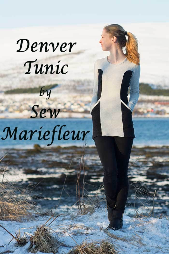 Denver Tunic sewing pattern by Blank Slate Patterns sewn by Sew Mariefleur