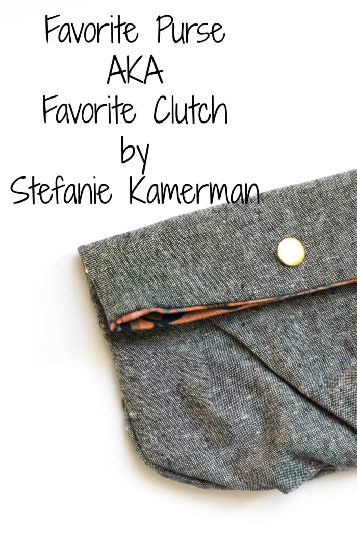 Favorite Purse sewing pattern from Blank Slate Patterns sewn by Stefanie Kamerman