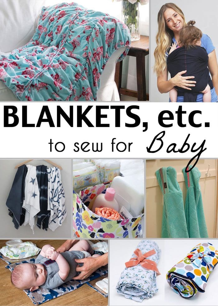 Sew a Baby Blanket - 21 Gifts to Sew for Baby - So many adorable ideas for things to sew for babies! - Melly Sews