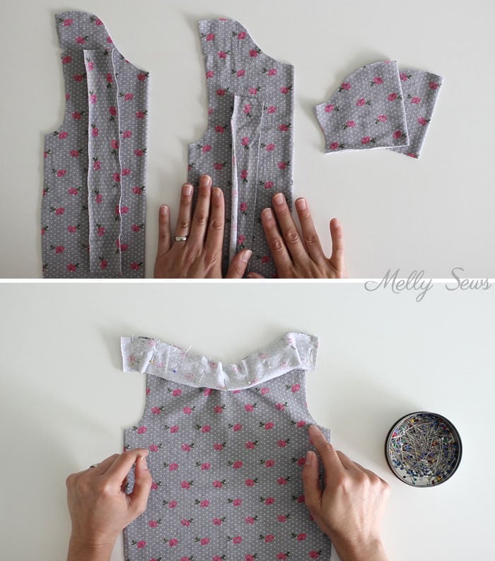 Step 1 - Sew a baby tshirt - super cute free pattern - would be an adorable baby gift! Tutorial and video from Melly Sews 