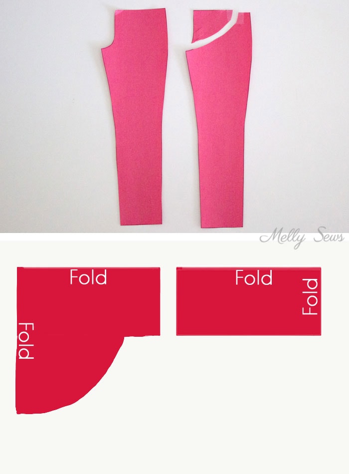 Maternity Pants Yoga Waist - How to modify sewing patterns for maternity - maternity pattern alteration - Melly Sews