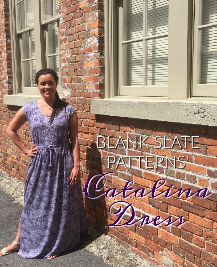 Catalina Dress sewing pattern by Blank Slate Patterns sewn by Inside The Hem