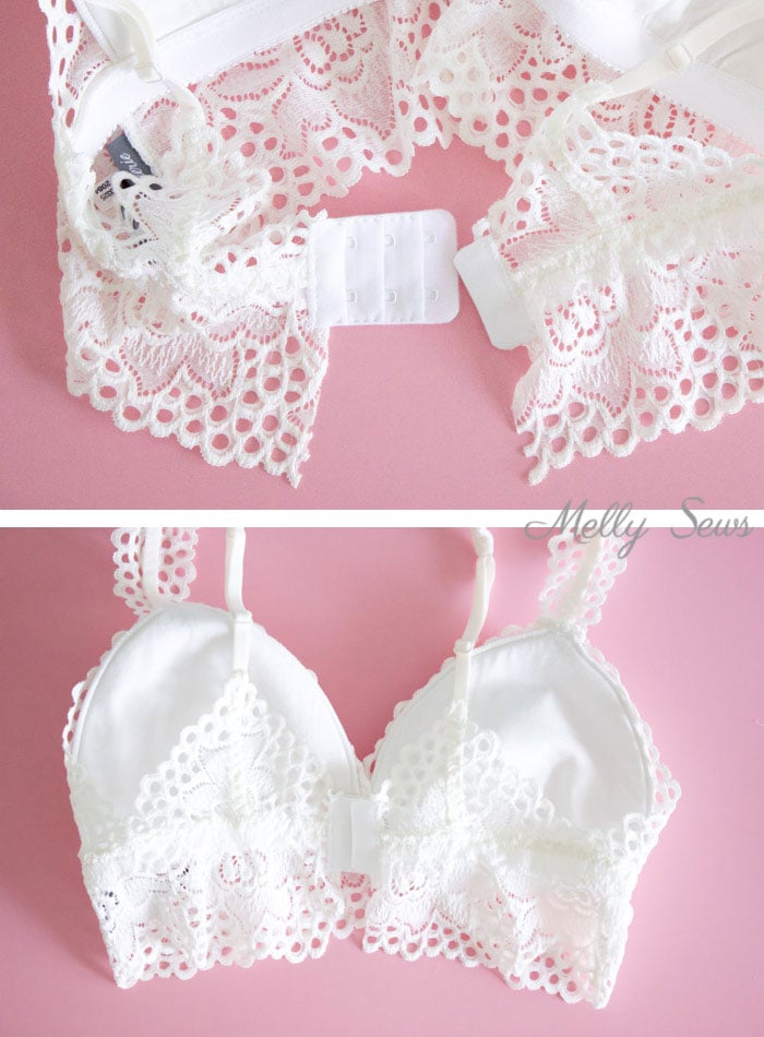 How to Make a Ready Made Bralette Fit Better - Bralettes for Larger Cup Sizes - Melly Sews