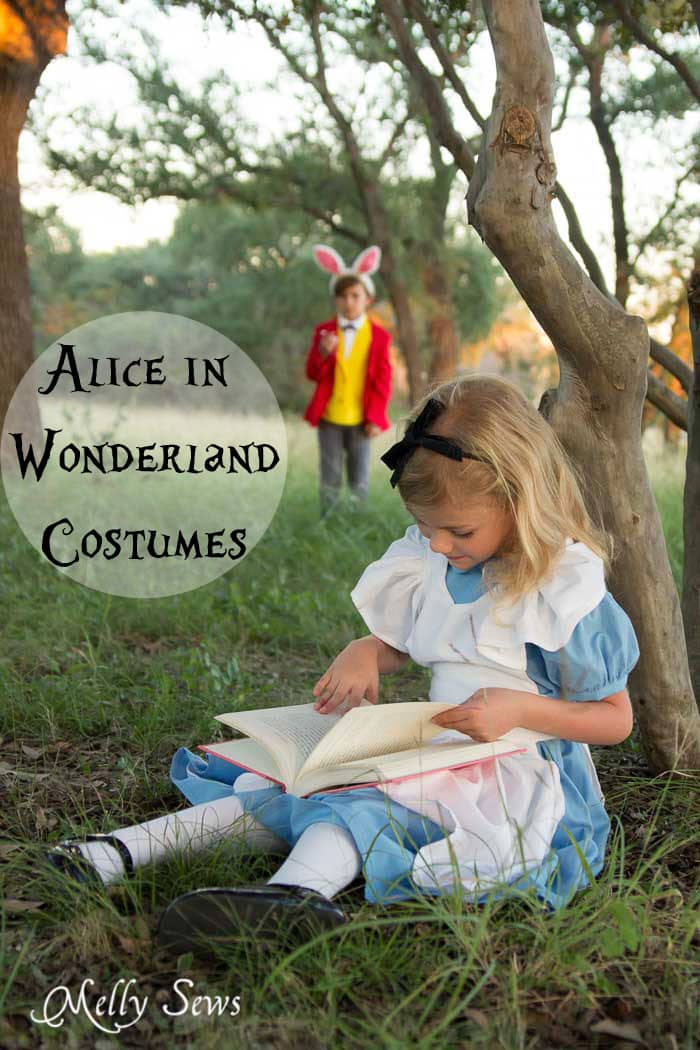 How to Make Alice in Wonderland Costumes - Sew Wonderland Costumes - DIY Alice in Wonderland costume - Melly Sews 