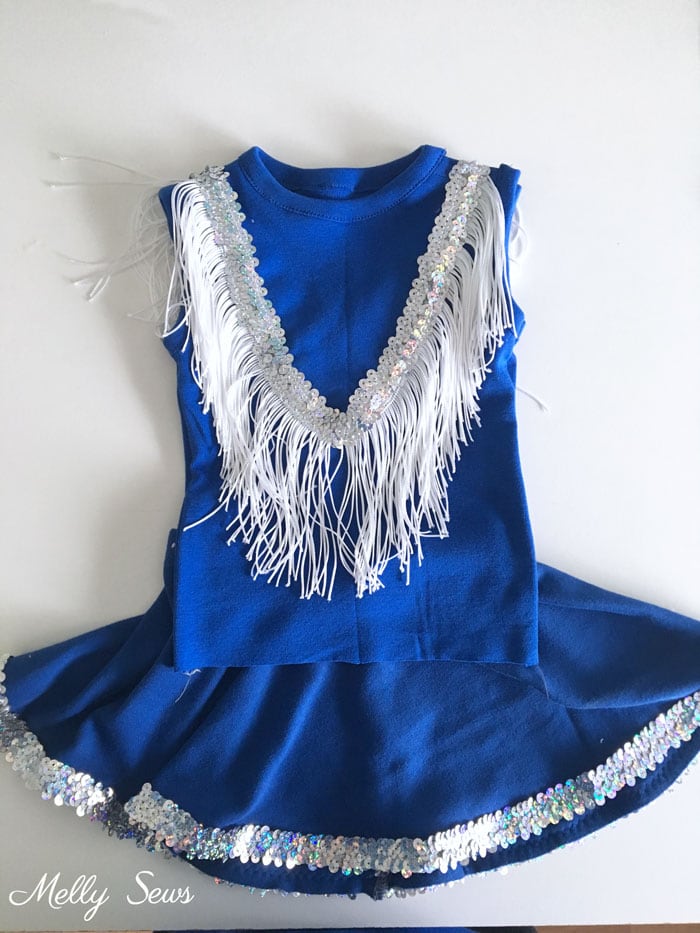 Drill Team Costume - DIY Football Costumes - How to Make a Football Player Costume, How to Make a Cheerleader Costume, How to Make a Dance Squad Costume - Melly Sews Group Halloween Costume