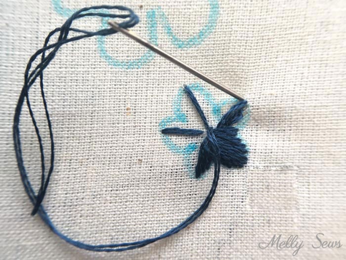 How to Sew a Satin Stitch - - How to Embroider - Basic Hand Embroidery Stitches - Melly Sews