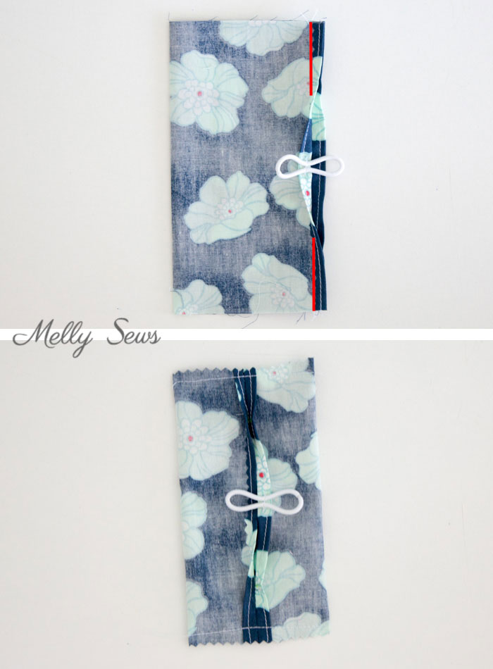 Step 2 - Make a Travel Size Tissue Holder - Great gift for teachers, neighbors, family and co-workers - Video and Tutorial by Melly Sews 