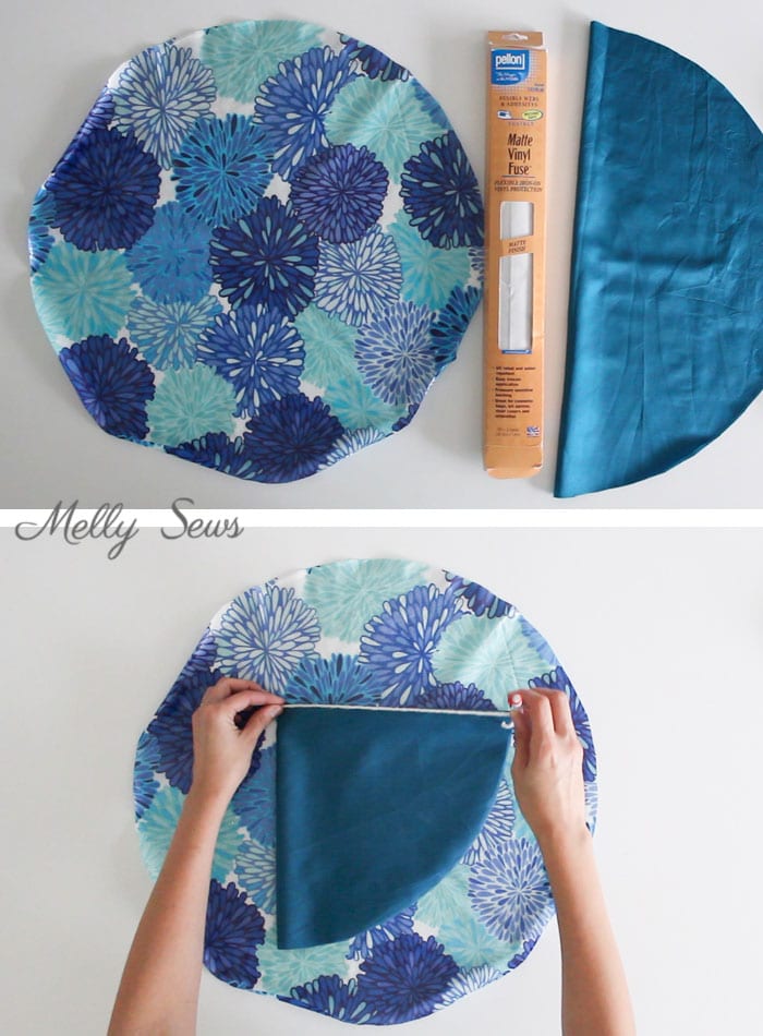 Step 1 - How to Sew a Shower Cap - DIY Shower Cap with Video & Tutorial by Melly Sews