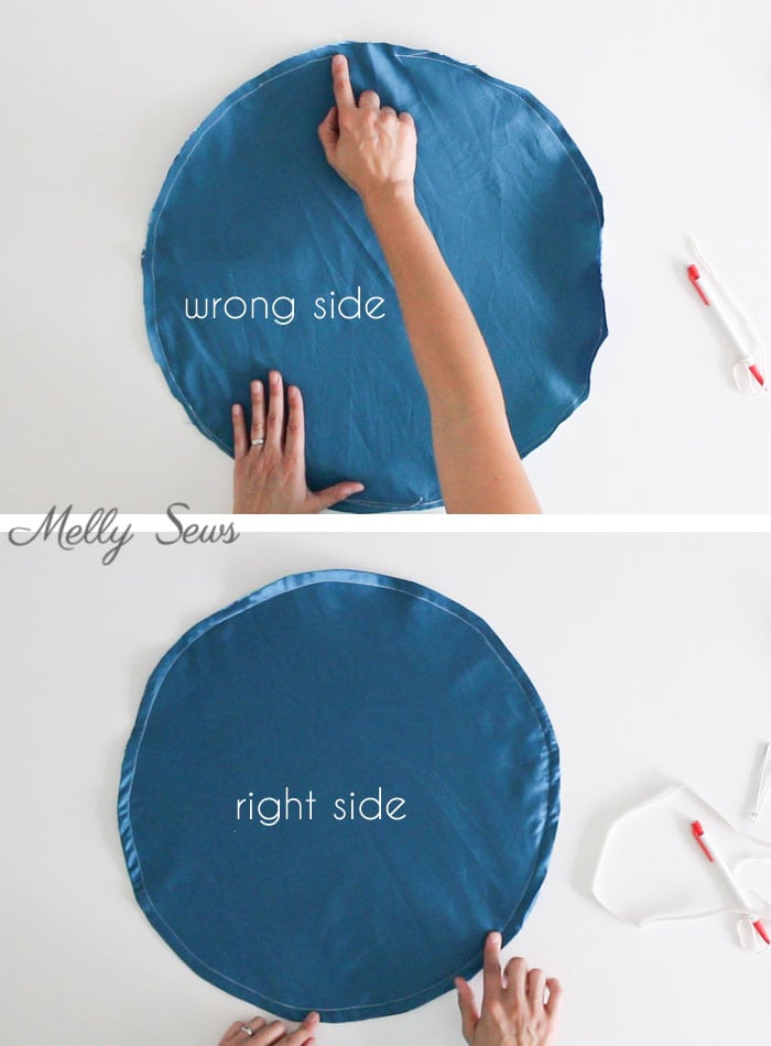 Step 2- How to Sew a Shower Cap - DIY Shower Cap with Video & Tutorial by Melly Sews