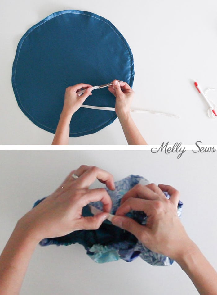 Step 3 - How to Sew a Shower Cap - DIY Shower Cap with Video & Tutorial by Melly Sews