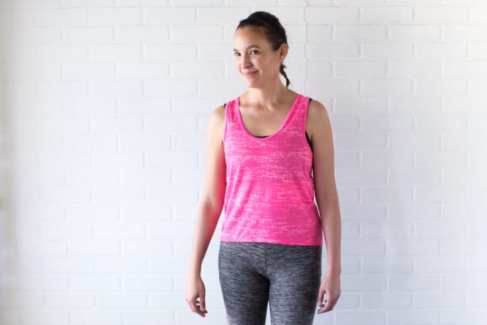 Wear to the gym outfit - Learn to Sew a Crossback Workout Tank Make your own DIY workout gear with this tutorial for a crossback tank. - Melly Sews