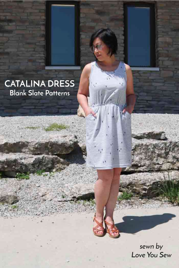 Blank Slate Patterns Catalina Dress by Love You Sew