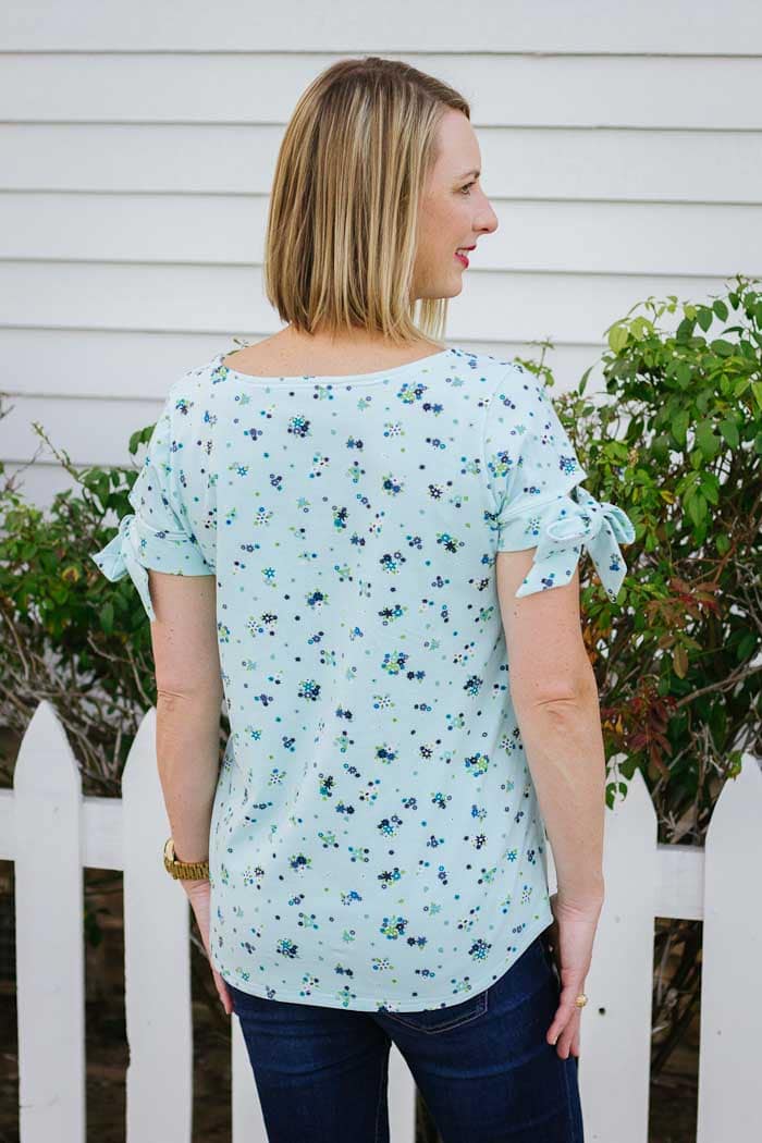 Shoreline Boatneck sewing pattern by Blank Slate Patterns sewn by Sweeter Than Cupcakes
