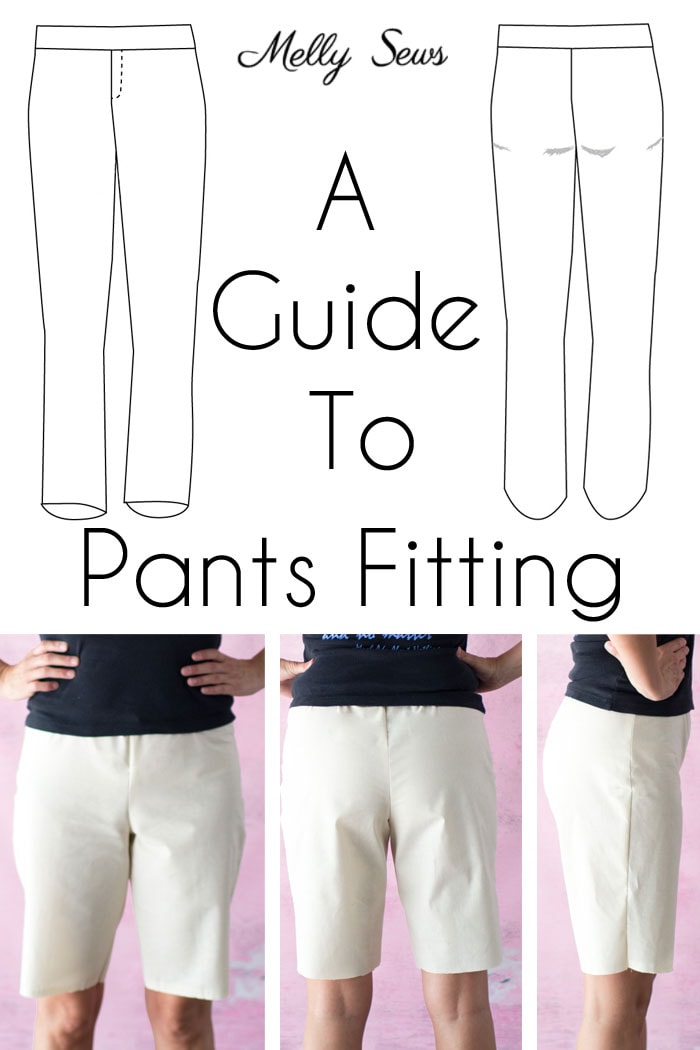 Pants fitting help - How to Sew Pants that Fit - Fit Problems and Solutions - Melly Sews