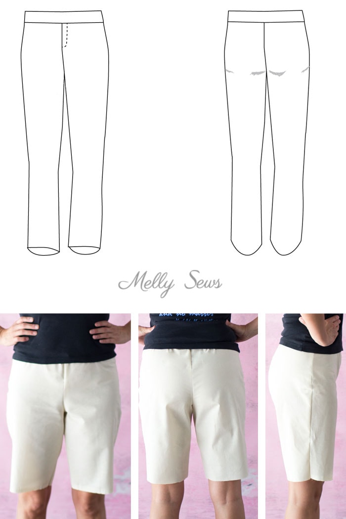 How pants are supposed to fit - Pants fitting help - How to Sew Pants that Fit - Fit Problems and Solutions - Melly Sews