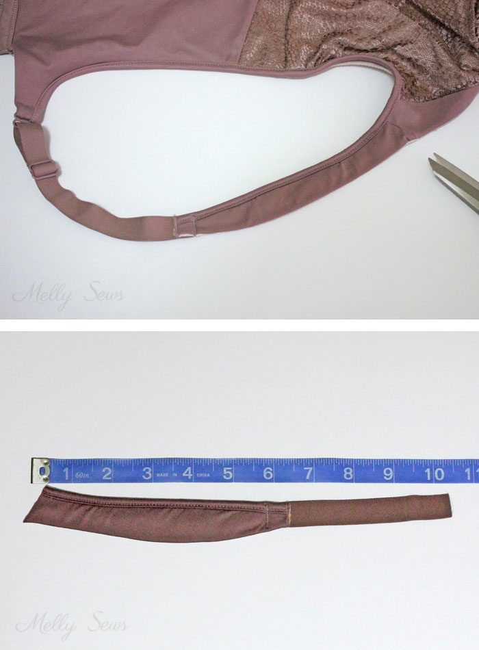Customizing Bra Straps to wear with anything - sewing tutorial from Melly Sews