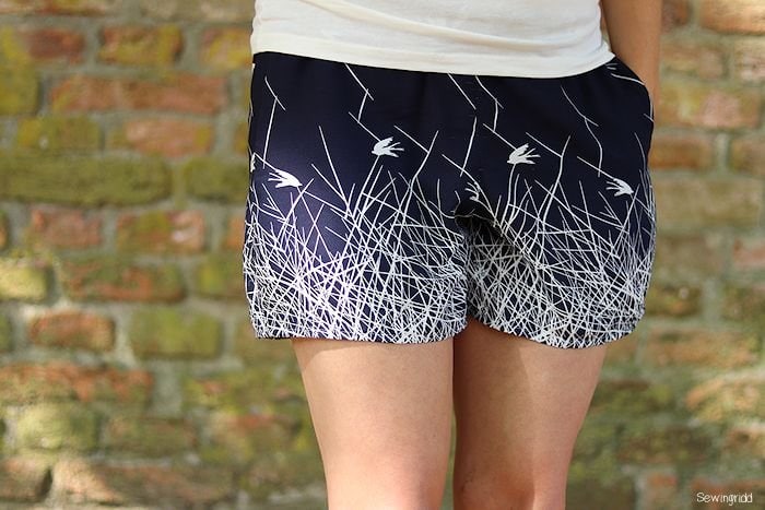 Barton Shorts pattern by Blank Slate Patterns, sewn by Sewingridd