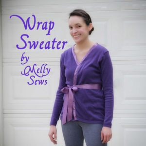 Refashion to Wrap Sweater Tutorial - Melly Sews