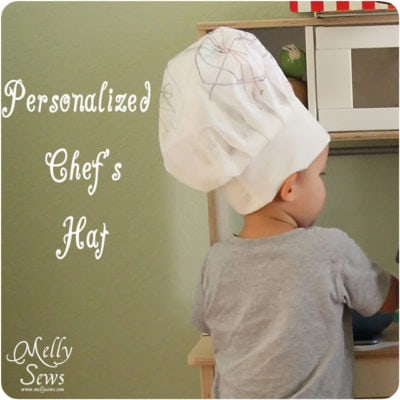 Personalized Chef Hat Tutorial