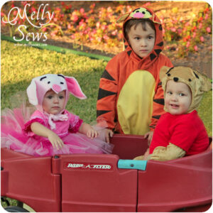 Winnie the pooh, Tigger and Piglet costumes