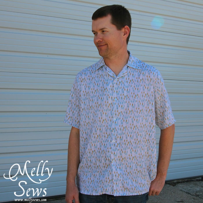 Men's Button Up Shirt by Melly Sews