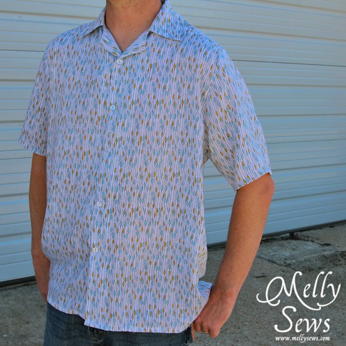 Men's Button Up Shirt by Melly Sews