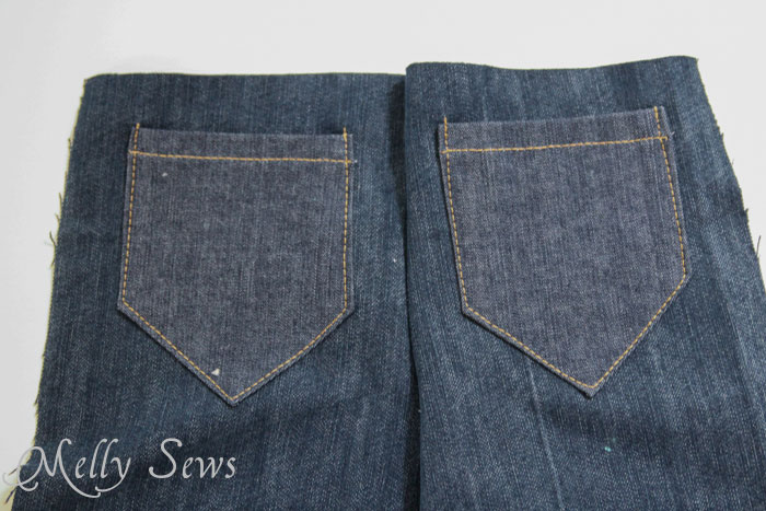 sewing on patch pockets
