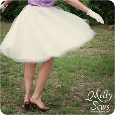 How to Sew a Tulle Circle Skirt