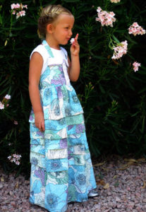 Ruffled Maxi Sundress Tutorial by A Couple of Craft Addicts for Melly Sews (30) Days of Sundresses