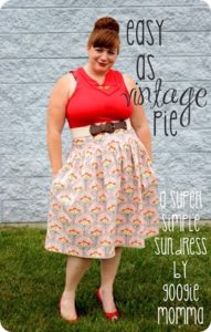 Easy as Vintage Pie Sundress Tutorial by Googiemama for Melly Sews (30) Days of Sundresses
