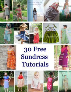 30 Free DIY Sundress Tutorial - for babies to women!