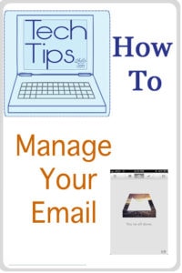 Tech Tips - How to Manage Your Email - Melly Sews