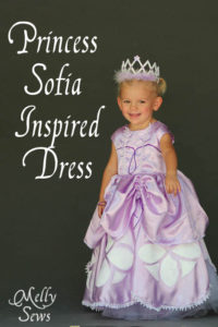 Inspired by Princess Sofia the First Dress Tutorial - Melly Sews