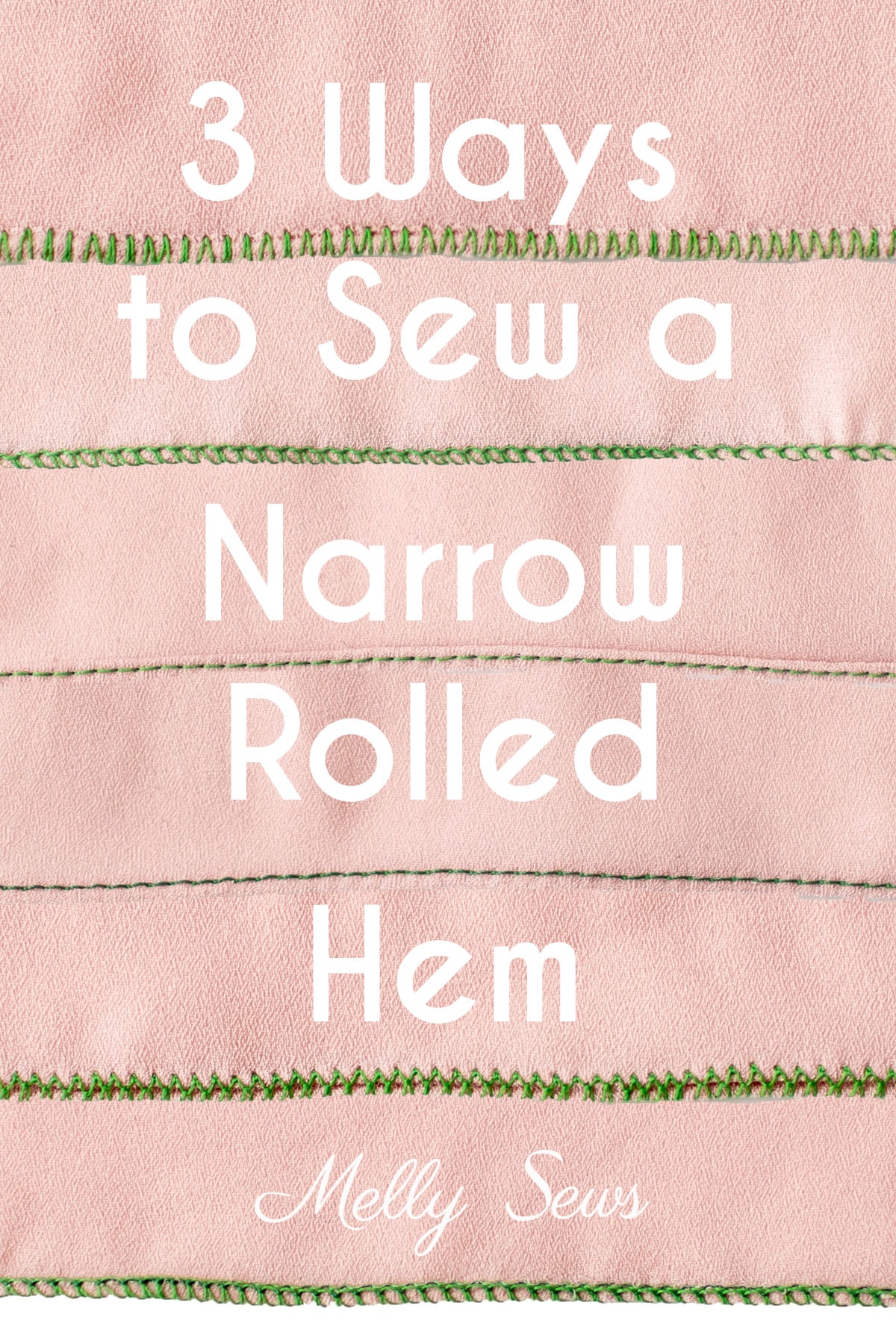 How to sew a Lettuce Hem on a Serger 