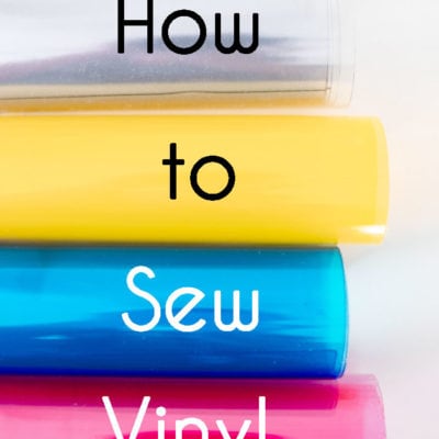 Tips for Sewing Vinyl