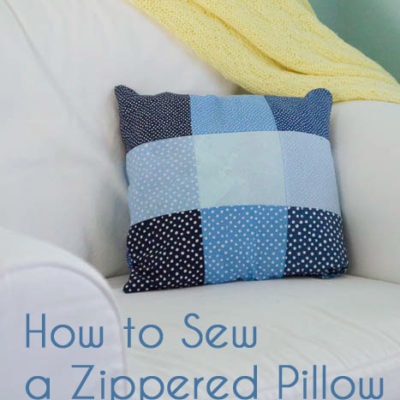 How to Sew a Pillow with a Zipper