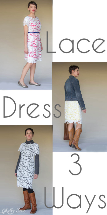 Style a Lace Dress 3 Ways - MellySews.com
