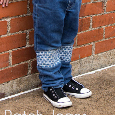 An Easier Way to Patch Jeans for Kids