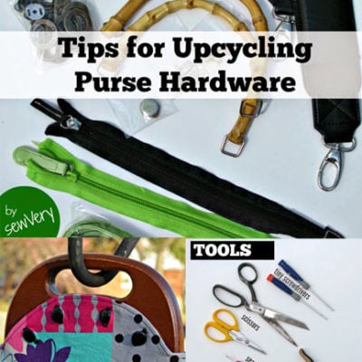 Salvaging Purse Hardware with sewVery