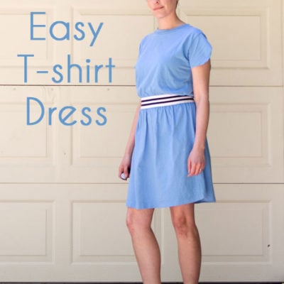 Easy T-shirt Dress Tutorial