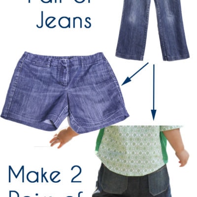 Jeans Cut Off Shorts – 1 pair of Jeans, 2 pairs of shorts!