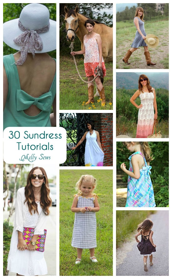 Sew a Sundress with these 30+ FREE tutorials - Melly Sews