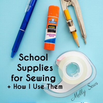 School Supplies for Sewing