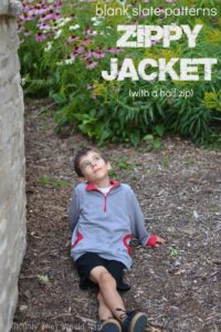 Zippy Jacket by Blank Slate Patterns sewn by If Only They Would Nap