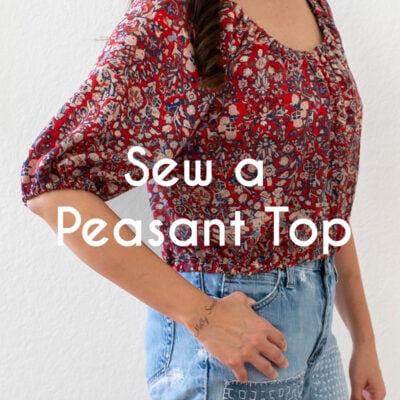 A Detailed Guide To Sew A Free Peasant Top Pattern