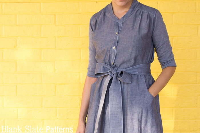 Close up - Marigold Sewing Pattern by Blank Slate Patterns