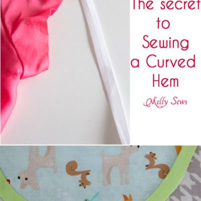 How to sew a curved hem – Hem curves with bias tape